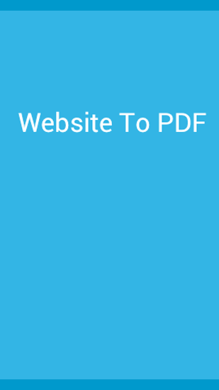 Website zu PDF