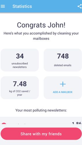 Cleanfox: Reinige deine Inbox 
