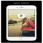 Mit der Spiel Front Kriege ipa für iPhone du kostenlos Fontie! - Add Cool Fonts & Overlays to your Photo Edits herunterladen.