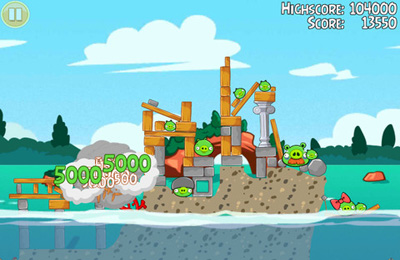 Angry Birds Seasons: Abenteuer im Wasser