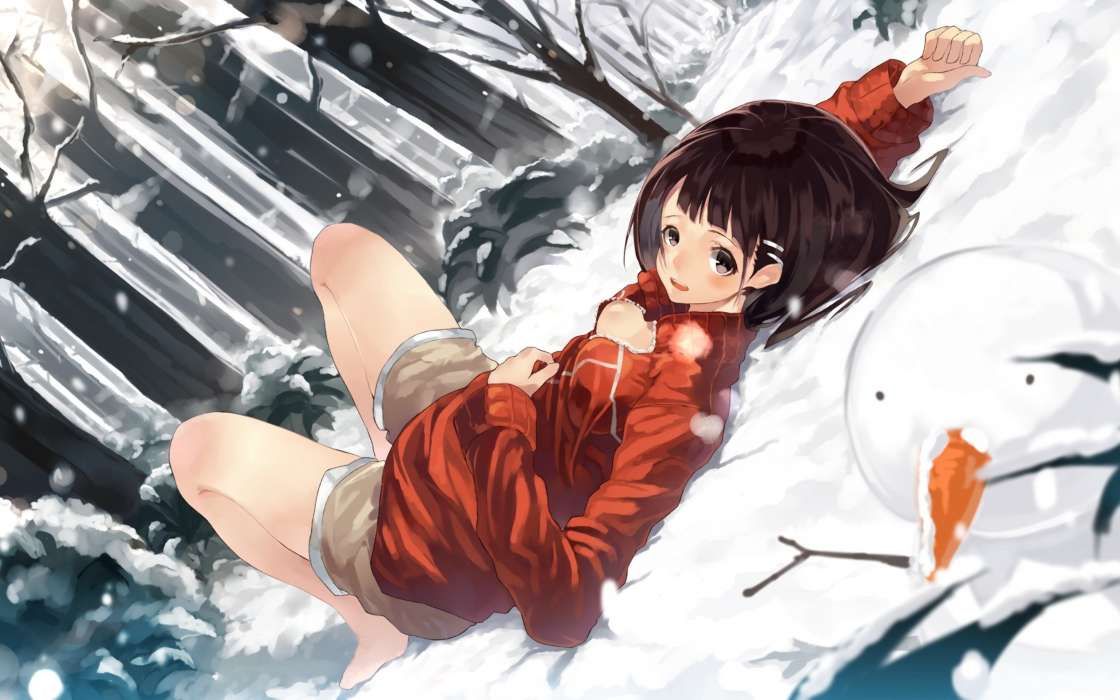Anime,Winterreifen,Mädchen