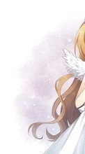 Lade kostenlos Hintergrundbilder Engel,Anime,Mädchen für Handy oder Tablet herunter.