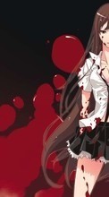Lade kostenlos Hintergrundbilder Anime,Mädchen,Blut für Handy oder Tablet herunter.