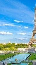 Lade kostenlos Hintergrundbilder Eiffelturm,Landschaft,Städte,Sky,Architektur,Paris für Handy oder Tablet herunter.