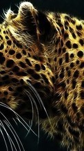 Lade kostenlos Hintergrundbilder Kunst,Leopards,Tiere für Handy oder Tablet herunter.