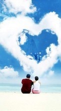 Lade kostenlos Hintergrundbilder Menschen,Sky,Herzen,Liebe,Valentinstag für Handy oder Tablet herunter.