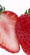 Lade kostenlos 240x320 Hintergrundbilder Obst,Lebensmittel,Erdbeere,Berries für Handy oder Tablet herunter.