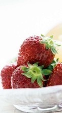 Lade kostenlos 128x160 Hintergrundbilder Lebensmittel,Erdbeere,Berries für Handy oder Tablet herunter.