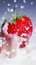 Lade kostenlos Hintergrundbilder Lebensmittel,Erdbeere für Handy oder Tablet herunter.
