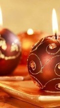 Lade kostenlos Hintergrundbilder Feiertage,Hintergrund,Neujahr,Weihnachten,Kerzen für Handy oder Tablet herunter.