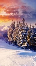Lade kostenlos Hintergrundbilder Mountains,Landschaft,Schnee,Winterreifen für Handy oder Tablet herunter.