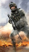 Lade kostenlos 800x480 Hintergrundbilder Spiele,Kunst,Männer,Modern Warfare 2 für Handy oder Tablet herunter.