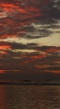 Lade kostenlos Hintergrundbilder Transport,Landschaft,Sunset,Sea,Clouds,Boote für Handy oder Tablet herunter.