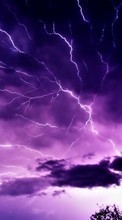 Lade kostenlos Hintergrundbilder Blitz,Sky,Landschaft für Handy oder Tablet herunter.