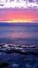 Lade kostenlos 540x960 Hintergrundbilder Landschaft,Wasser,Sunset,Sea für Handy oder Tablet herunter.