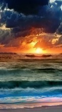 Sea,Landschaft,Sunset für Apple iPhone 5S