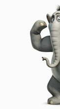 Lade kostenlos Hintergrundbilder Cartoon,Elephants für Handy oder Tablet herunter.