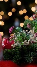 Lade kostenlos Hintergrundbilder Neujahr,Feiertage,Kerzen für Handy oder Tablet herunter.