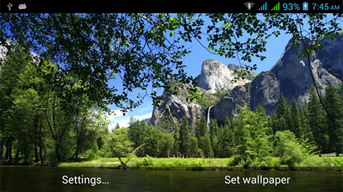 Download Interaktiv Live Wallpaper Erstaunliche Natur  für Android kostenlos.