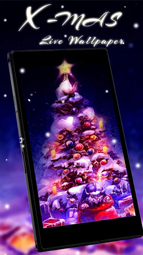 Kostenlos Live Wallpaper Weihnachtsbaum  für Android Smartphones und Tablets downloaden.