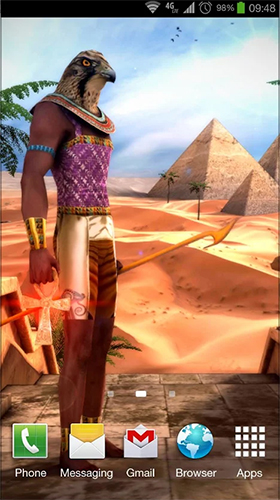 Download Fantasy Live Wallpaper Ägypten 3D  für Android kostenlos.
