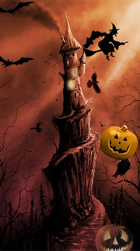 Download Fantasy Live Wallpaper Halloween  für Android kostenlos.