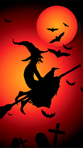 Kostenlos Live Wallpaper Halloween  für Android Smartphones und Tablets downloaden.
