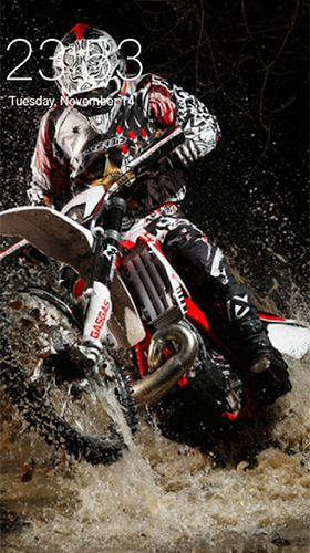 Download Live Wallpaper Motocross für Android-Handy kostenlos.