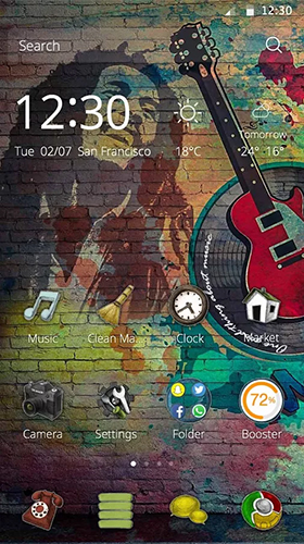 Kostenlos Live Wallpaper Musikalisches Leben  für Android Smartphones und Tablets downloaden.