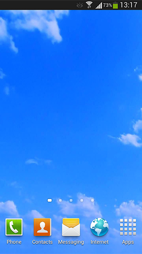 Android Hintergrundbilder Blauer Himmel  kostenlos auf den Desktop herunterladen. 