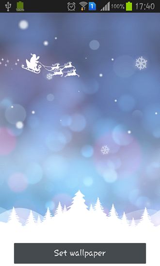 Download Live Wallpaper Weihnachtlicher Traum für Android 2.3 kostenlos.