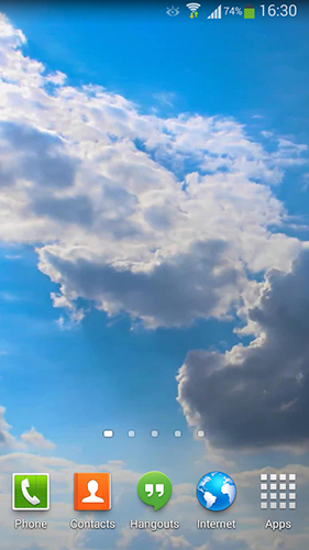 Download Landschaft Live Wallpaper Wolken HD 5 für Android kostenlos.