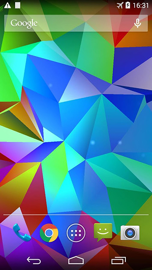 Download Live Wallpaper Kristall 3D für Android 5.0 kostenlos.
