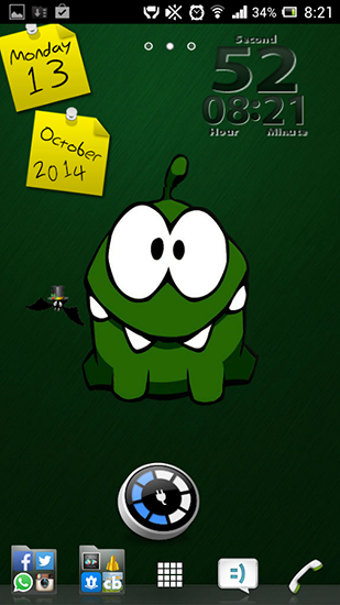 Download Live Wallpaper Cut the Rope für Android 2.0 kostenlos.