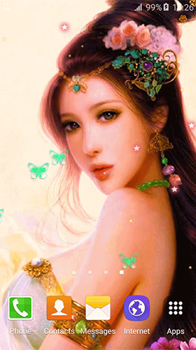 Android Hintergrundbilder Süße Prinzessin  kostenlos auf den Desktop herunterladen. 