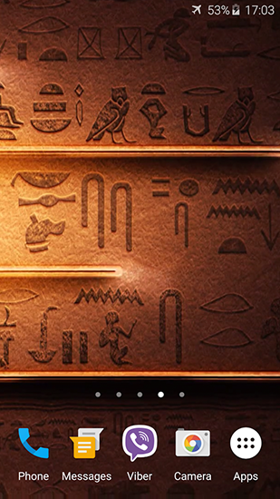 Kostenlos Live Wallpaper Ägyptisches Thema für Android Smartphones und Tablets downloaden.