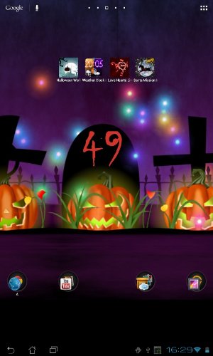 Kostenlos Live Wallpaper Halloween für Android Smartphones und Tablets downloaden.