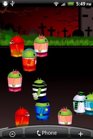 Kostenlos Live Wallpaper Mini Droid Stadt für Android Smartphones und Tablets downloaden.