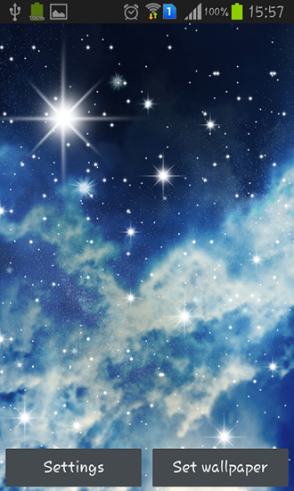 Download Live Wallpaper Nachthimmel für Android 3.0 kostenlos.