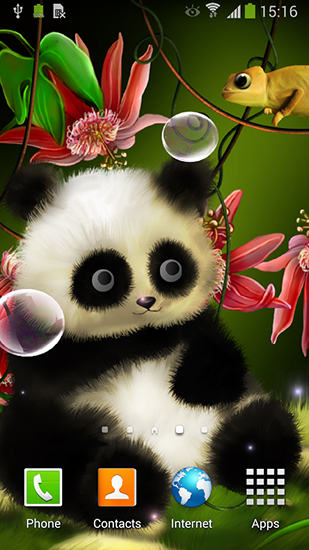 Download Live Wallpaper Panda für Android 9.3.1 kostenlos.
