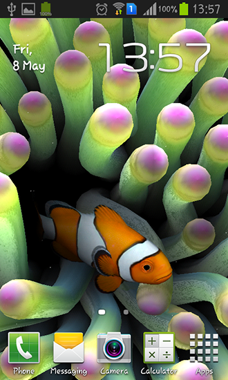 Download Live Wallpaper Sim Aquarium für Android 4.2.1 kostenlos.