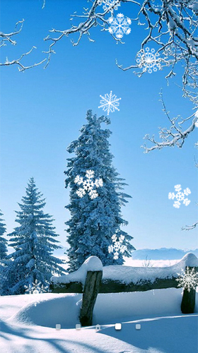 Android Hintergrundbilder Schneefall  kostenlos auf den Desktop herunterladen. 