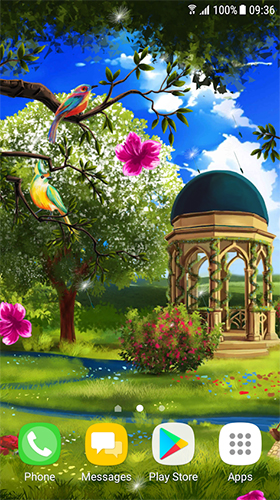 Android Hintergrundbilder Frühlingslandschaft  kostenlos auf den Desktop herunterladen. 