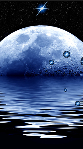 Android Hintergrundbilder Der Mond  kostenlos auf den Desktop herunterladen. 