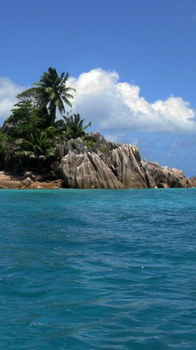 Android Hintergrundbilder Tropische Insel 3D  kostenlos auf den Desktop herunterladen. 