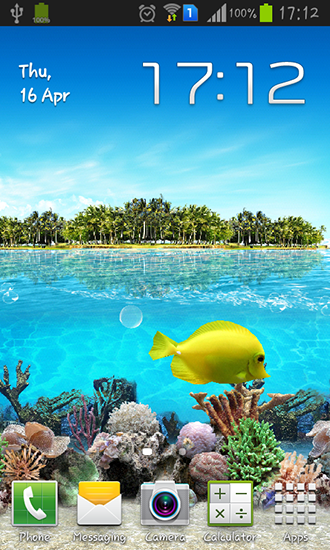 Kostenlos Live Wallpaper Tropischer Ozean für Android Smartphones und Tablets downloaden.