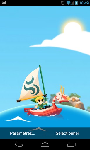 Download Live Wallpaper Zelda: Wind Waker für Android 5.0.1 kostenlos.