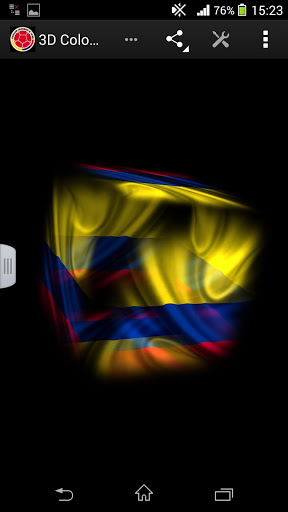 Android Hintergrundbilder 3D Columbien Fußball kostenlos auf den Desktop herunterladen. 