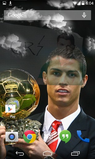 Android Hintergrundbilder 3D Cristiano Ronaldo kostenlos auf den Desktop herunterladen. 