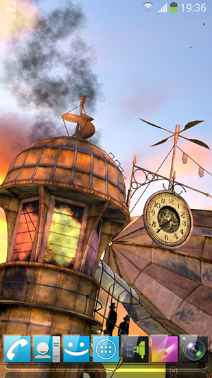 Android Hintergrundbilder 3D Steampunk Reise Pro kostenlos auf den Desktop herunterladen. 